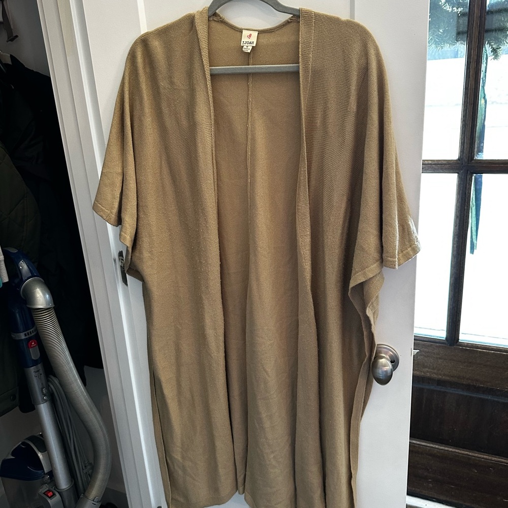 Ijoah Beige Knit Cardigan